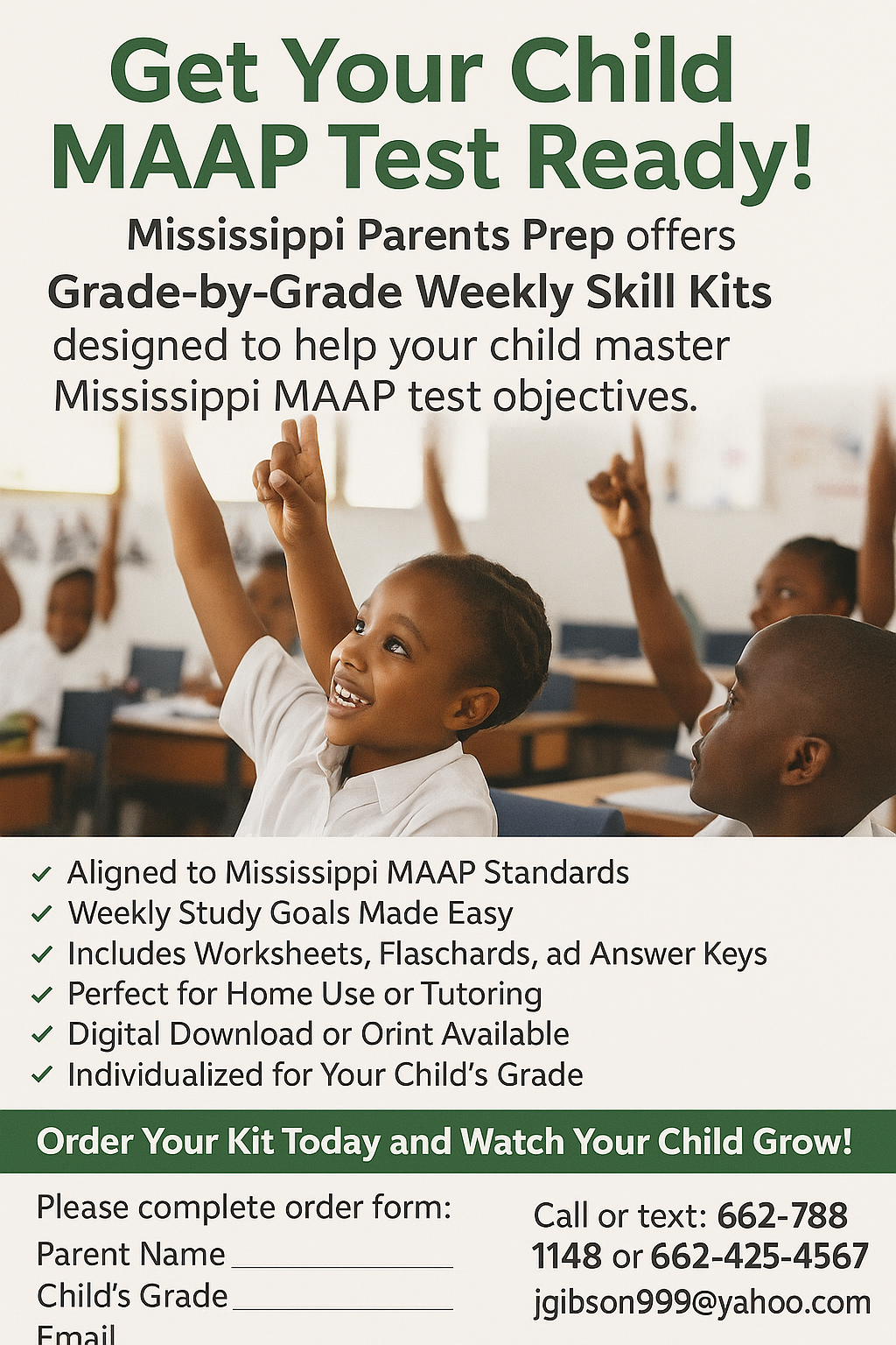 2025-2026 Testing Skill Package - Grades 1-4 MAAP Practice