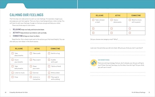 Empathy Workbook for Kids: 50 Activities to Learn About Kindness, Compassion, and Other People's Feelings (Health and Wellness Workbooks for Kids)