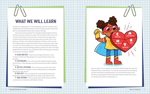 Empathy Workbook for Kids: 50 Activities to Learn About Kindness, Compassion, and Other People's Feelings (Health and Wellness Workbooks for Kids)