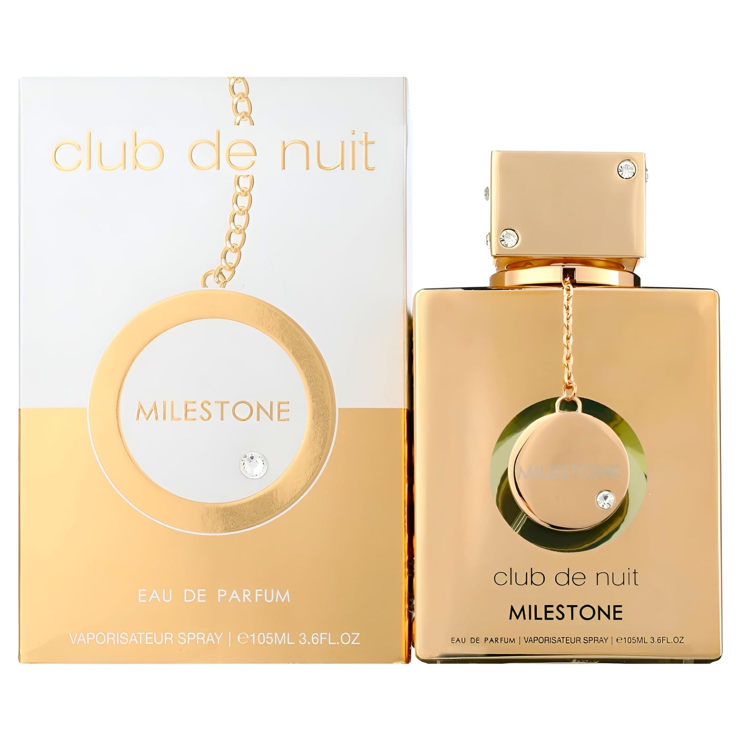 Armaf Club De Nuit Milestone for Unisex Eau de Parfum Spray, 3.6 Ounce
