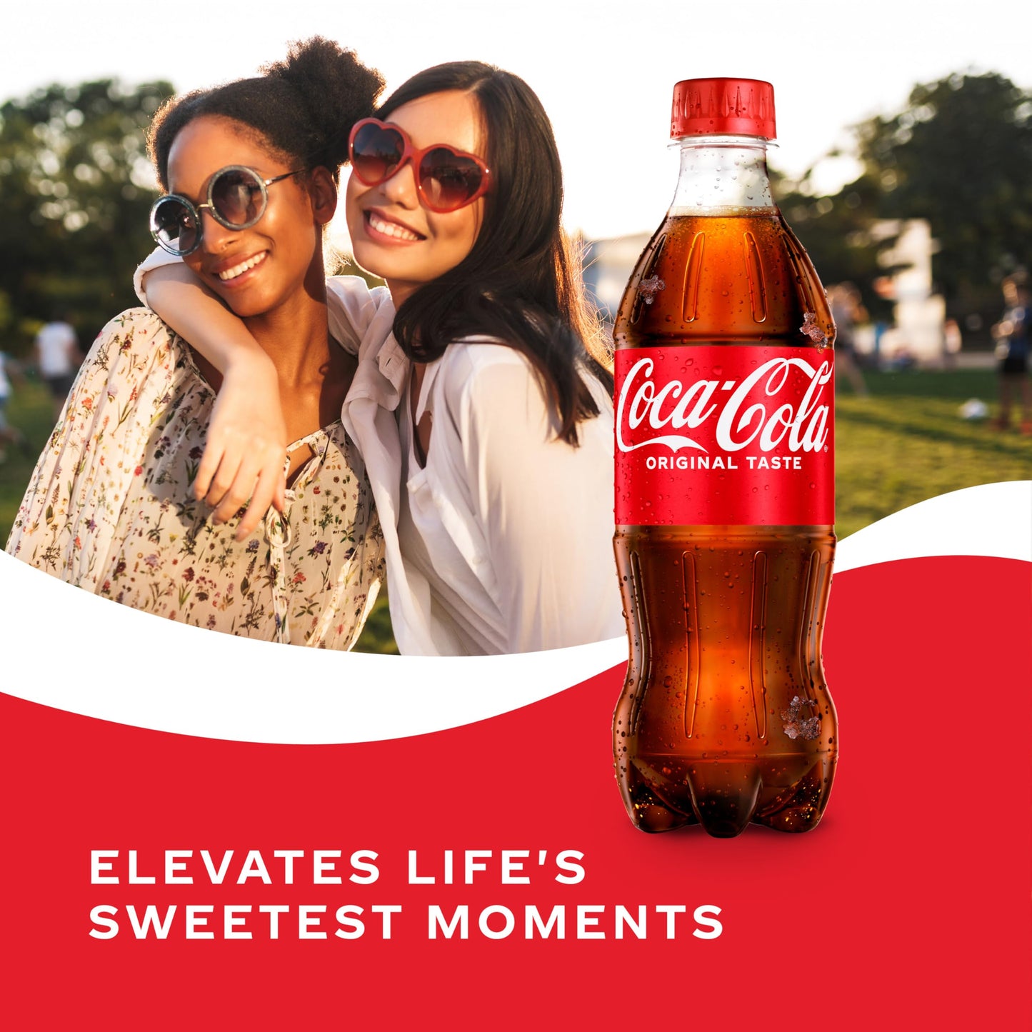 Coca-Cola Soda Soft Drinks, 16.9 fl oz Bottles, 6 Pack - Classic Cola Soft Drink Pack